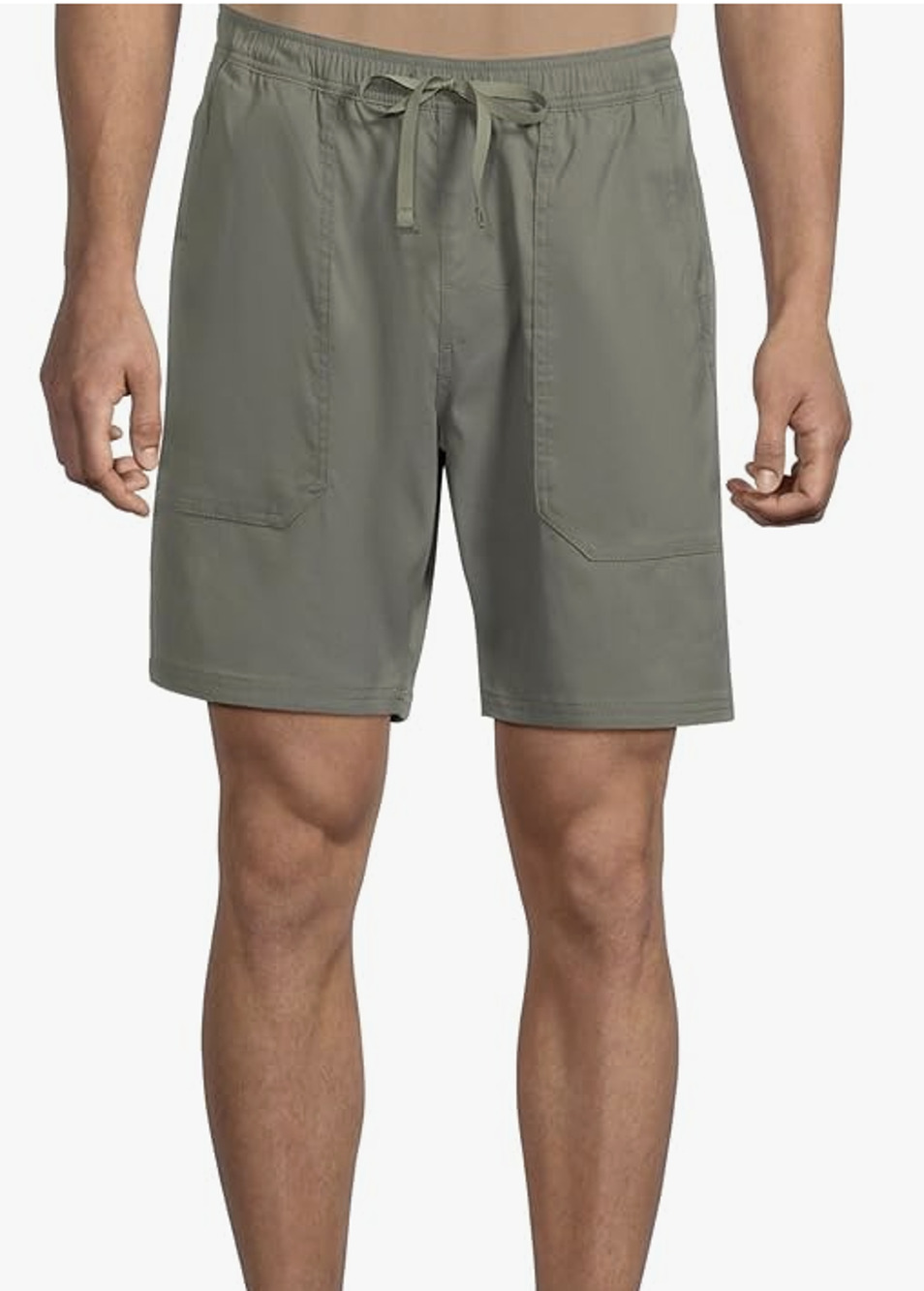 PrAna Men's XXL 8" Thyme Green Stretch Zion Field Drawstring Waist Shorts OS8-27